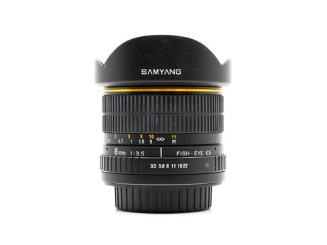 Samyang 8mm f/3.5 CS - Sony A-fattning