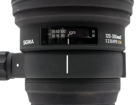 Sigma 120-300mm f/2.8D EX APO HSM - Nikon-fattning