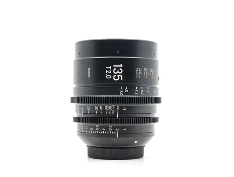 Sigma 135mm T2 FF High Speed – Canon EF-fattning