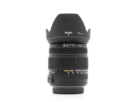 Sigma 18-125mm f/3.8-5.6 DC OS HSM - Sigma SA-fattning