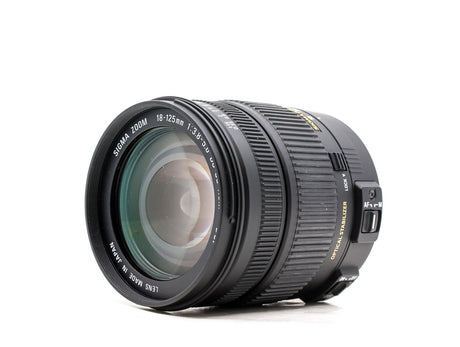 Sigma 18-125mm f/3.8-5.6 DC OS HSM - Sigma SA-fattning