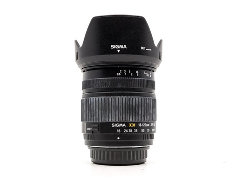 Sigma 18-125mm f/3.5-5.6 DC - Pentax-fattning