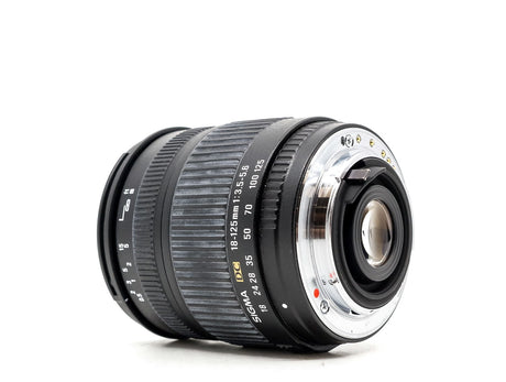 Sigma 18-125mm f/3.5-5.6 DC - Pentax-fattning
