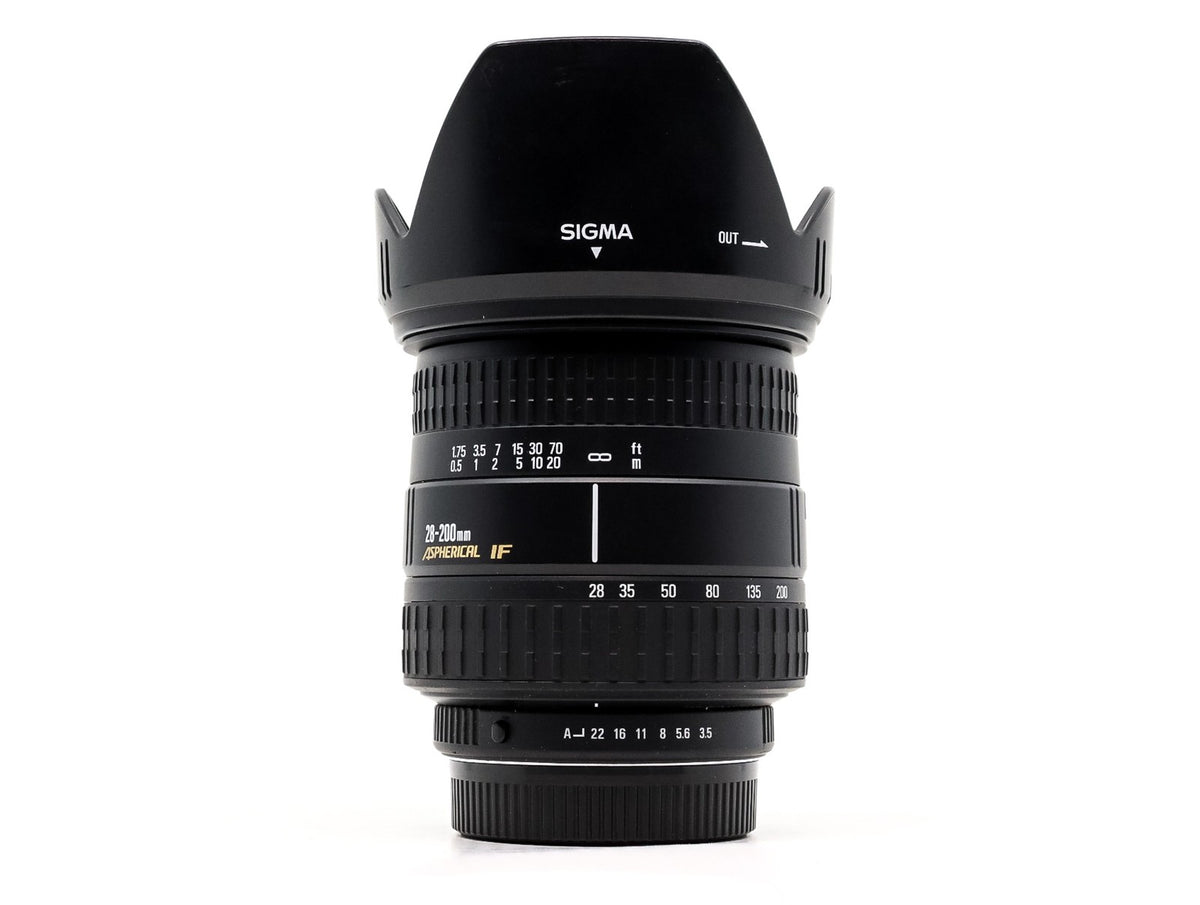 Sigma 28-200mm f/3.5-5.6 Aspherical IF Macro - Sigma SA-fattning · imagen principal