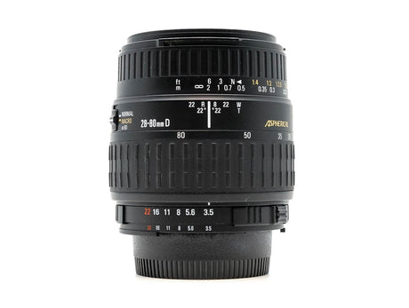 Sigma 28-80mm Aspherical f/3.5-5.6 Macro - Nikon-fattning