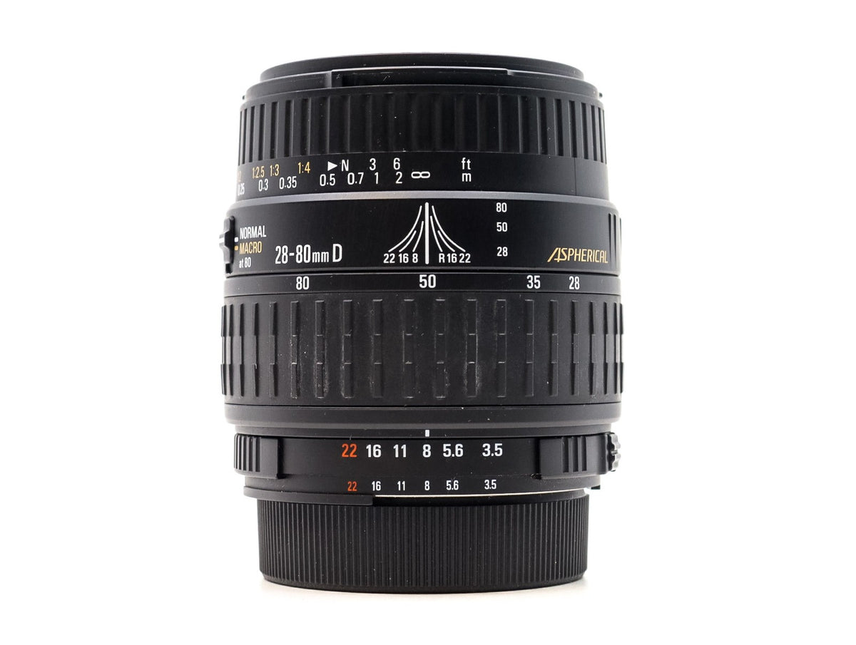 Sigma 28-80mm f/3.5-5.6 II Macro Asfärisk - Nikon Fattning · main image