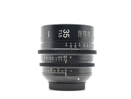 Sigma 35mm T1.5 FF - Canon EF-fattning
