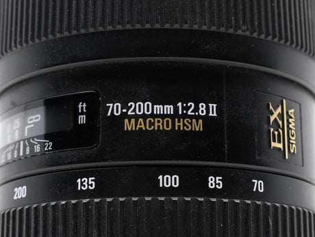 Sigma 70-200mm f/2.8 EX DG II HSM Macro - Sigma SA-fattning