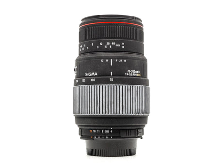 Sigma 70-300mm f/4-5.6 D APO DG Macro - Nikon-fattning