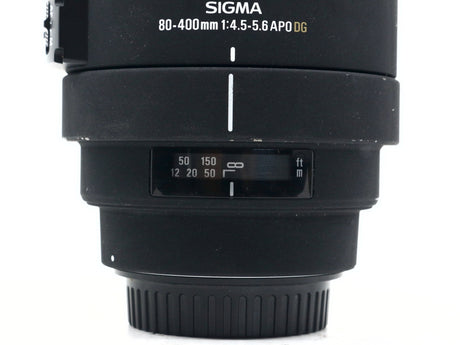 Sigma 80-400mm f/4.5-5.6 EX APO DG OS - Canon EF-fattning
