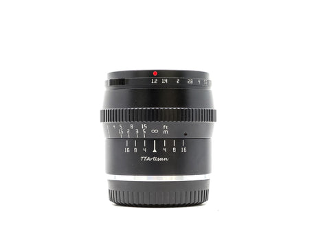 TTArtisan 50mm f/1.2 - Fujifilm X-fattning