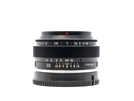 TTArtisan 50mm f/2 - Sony FE-fattning