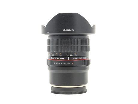 Samyang 8mm f/3.5 UMC CS II - Fujifilm X-passform