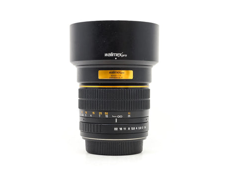 Walimex Pro 85mm f/1.4 IF - Canon EF-fattning