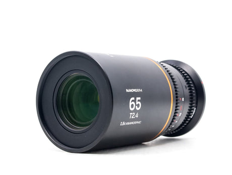 Venus Laowa 65mm T2.4 Nanomorph [Amber Flare] - Canon RF-fattning