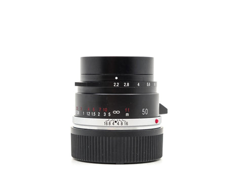 Voigtlander Color-Skopar 50mm f/2.2 - Leica M-fattning
