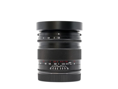 Voigtlander Nokton 28mm f/1.5 ASPH - Sony FE-fattning