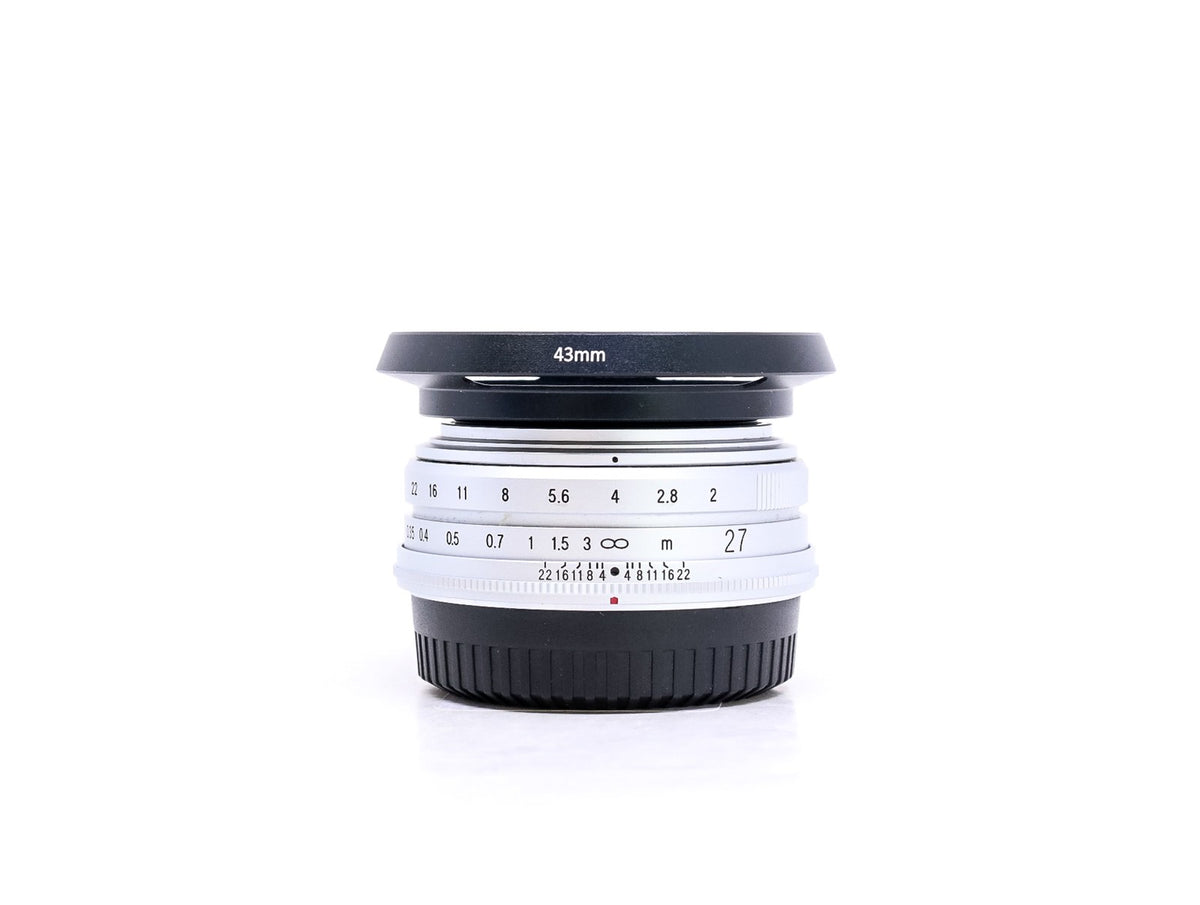 Voigtlander Ultron 27mm f/2 - Fujifilm X-fattning · main image