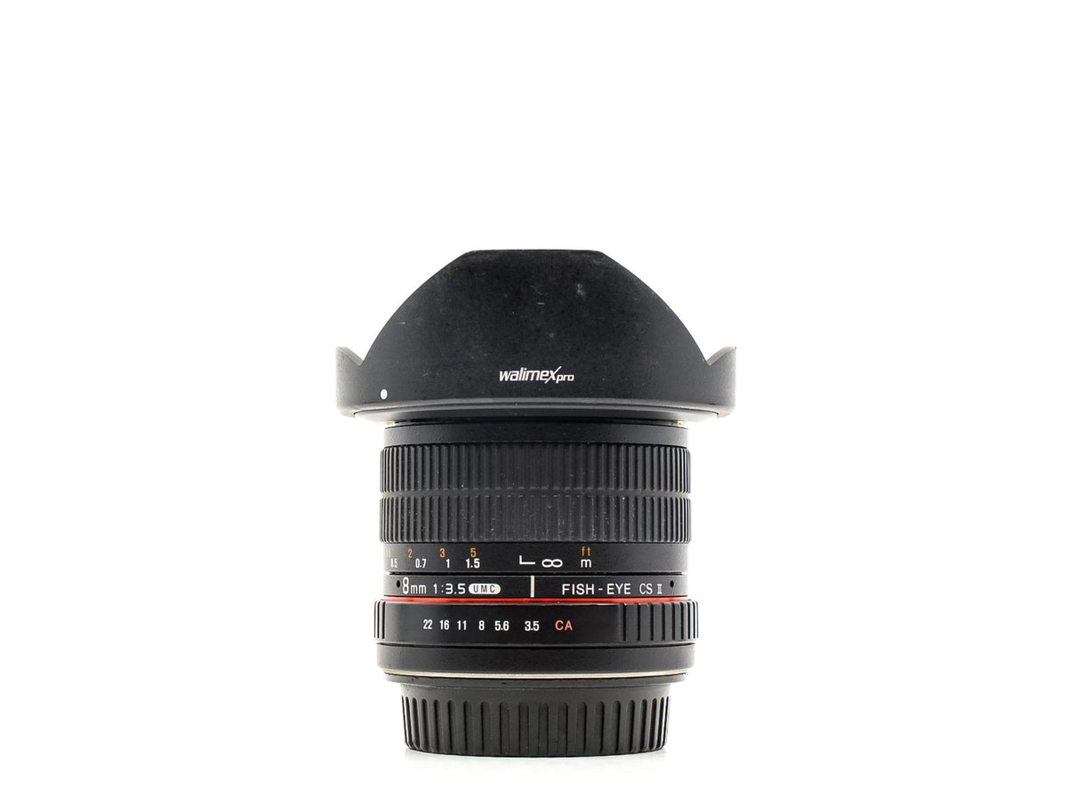 Walimex Pro 8mm f/3.5 Fisheye UMC CS II - Canon EF-S Fattning · main image