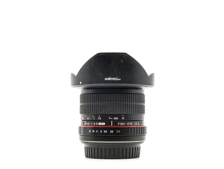 Walimex Pro 8mm f/3.5 Fisheye UMC CS II - Canon EF-S Fattning