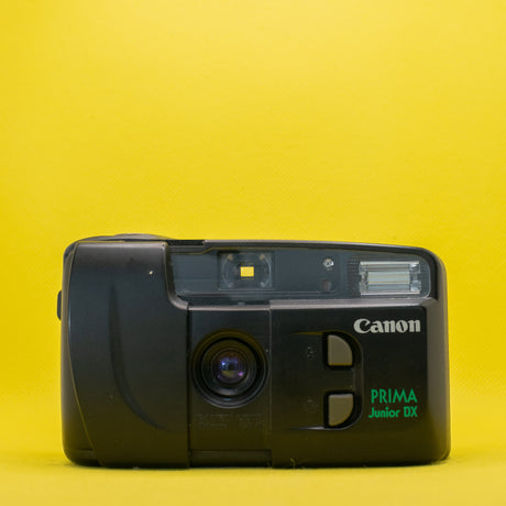 Canon Prima Junior DX – Kompakt analog kamera från 35 mm vintage
