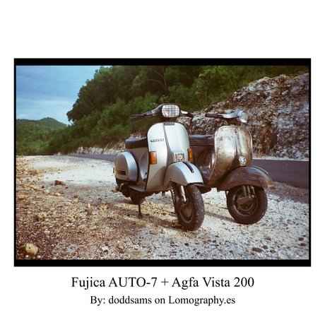 Fujica Auto 5 F2.8 - 35mm filmkamera med avståndsmätare (Rangefinder)