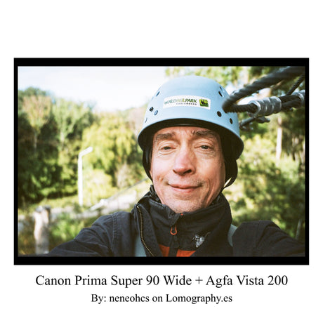 Canon Prima Super 90 Wide – 35 mm premium filmkamera i nyskick